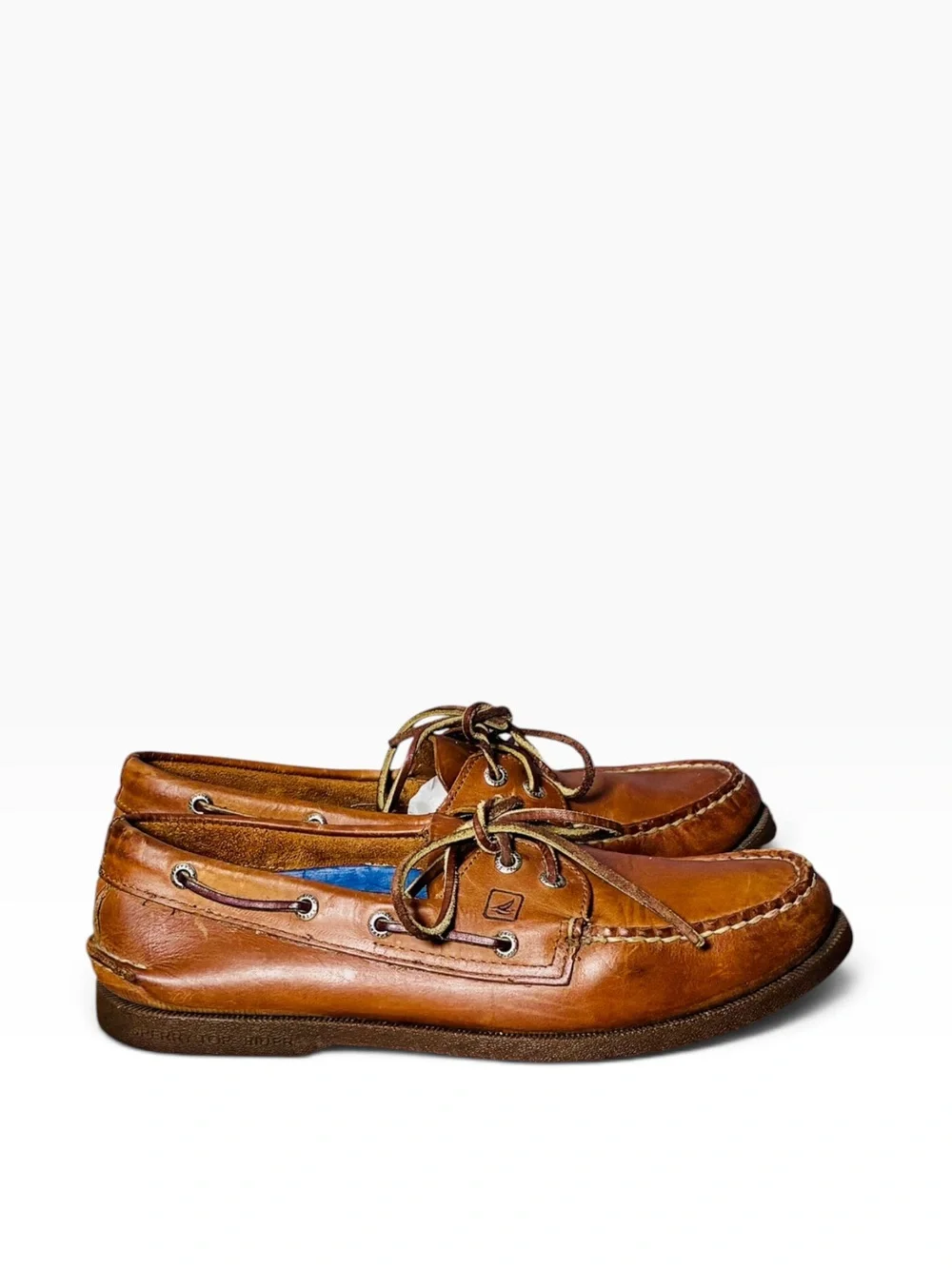 Sperry Authentic Original Boat Shoe in Sahara Leather Smooth Style 0287640